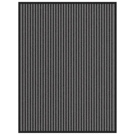 Felpudo a rayas negro y gris 90x120 cm von , Fußmatten - Ref: Foro24-4105595, Preis: 29,63 €, Rabatt: %