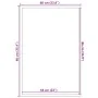 Felpudo marrón 60x90 cm by , Doormats - Ref: Foro24-4105624, Price: 16,89 €, Discount: %