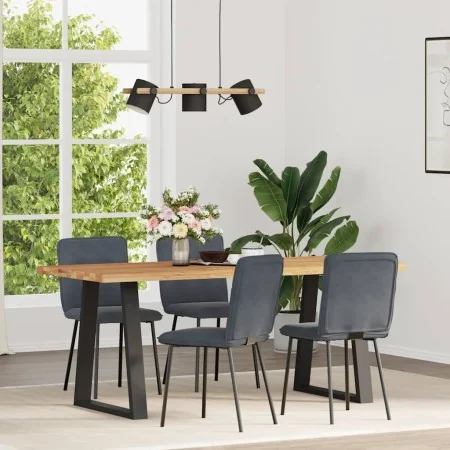 Sillas de comedor 4 unidades terciopelo gris oscuro von , Essstühle - Ref: Foro24-3315310, Preis: 167,72 €, Rabatt: %