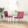 Sillas de comedor 2 unidades terciopelo rojo tinto von , Essstühle - Ref: Foro24-4101138, Preis: 87,82 €, Rabatt: %