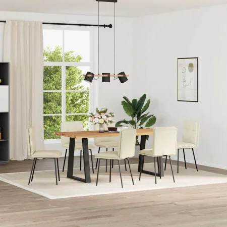 Sillas de comedor 6 unidades de terciopelo crema von , Essstühle - Ref: Foro24-3315688, Preis: 256,41 €, Rabatt: %