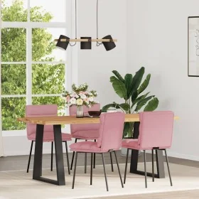 Sillas de comedor 4 unidades terciopelo rosa von , Essstühle - Ref: Foro24-3315386, Preis: 181,22 €, Rabatt: %