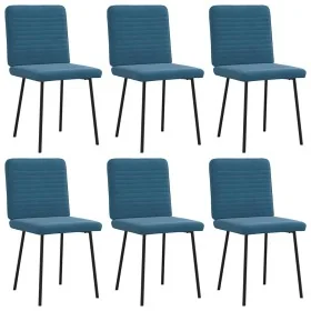Sillas de comedor 6 unidades terciopelo azul von , Essstühle - Ref: Foro24-3315513, Preis: 248,18 €, Rabatt: %