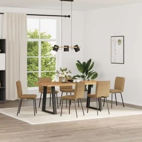 Sillas de comedor 6 unidades terciopelo marrón von , Essstühle - Ref: Foro24-3315622, Preis: 261,07 €, Rabatt: %
