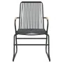 Juego de comedor de jardín 3 piezas ratán PVC negro de vidaXL, Conjuntos de jardín - Ref: Foro24-3060273, Precio: 214,80 €, D...