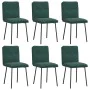 Sillas de comedor 6 unidades terciopelo verde oscuro von , Essstühle - Ref: Foro24-3315681, Preis: 253,68 €, Rabatt: %
