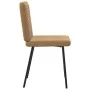 Sillas de comedor 6 unidades terciopelo marrón de , Sillas de comedor - Ref: Foro24-3315511, Precio: 248,18 €, Descuento: %