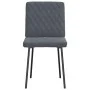 Sillas de comedor 2 unidades terciopelo gris oscuro de , Sillas de comedor - Ref: Foro24-4101104, Precio: 86,06 €, Descuento: %