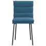 Sillas de comedor 6 unidades terciopelo azul de , Sillas de comedor - Ref: Foro24-3315662, Precio: 267,82 €, Descuento: %