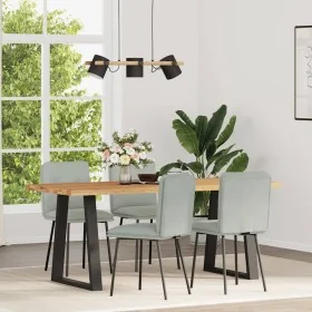 Sillas de comedor 4 unidades terciopelo gris claro von , Essstühle - Ref: Foro24-3315409, Preis: 171,75 €, Rabatt: %