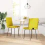 Sillas de comedor 2 unidades terciopelo amarillo de , Sillas de comedor - Ref: Foro24-4101110, Precio: 85,84 €, Descuento: %