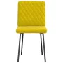 Sillas de comedor 2 unidades terciopelo amarillo de , Sillas de comedor - Ref: Foro24-4101110, Precio: 85,84 €, Descuento: %