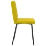 Sillas de comedor 2 unidades terciopelo amarillo de , Sillas de comedor - Ref: Foro24-4101110, Precio: 85,84 €, Descuento: %