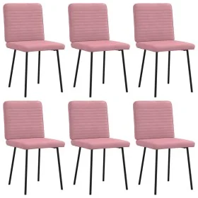 Sillas de comedor 6 unidades terciopelo rosa von , Essstühle - Ref: Foro24-3315507, Preis: 248,18 €, Rabatt: %