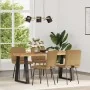 Sillas de comedor 4 unidades terciopelo marrón de , Sillas de comedor - Ref: Foro24-3315241, Precio: 167,09 €, Descuento: %
