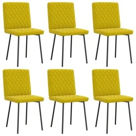 Sillas de comedor 6 unidades terciopelo amarillo von , Essstühle - Ref: Foro24-3315480, Preis: 246,08 €, Rabatt: %