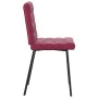 Sillas de comedor 4 unidades terciopelo rojo tinto von , Essstühle - Ref: Foro24-3315185, Preis: 169,88 €, Rabatt: %