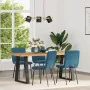 Sillas de comedor 4 unidades terciopelo azul de , Sillas de comedor - Ref: Foro24-3315319, Precio: 167,52 €, Descuento: %
