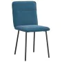 Sillas de comedor 4 unidades terciopelo azul de , Sillas de comedor - Ref: Foro24-3315319, Precio: 167,52 €, Descuento: %