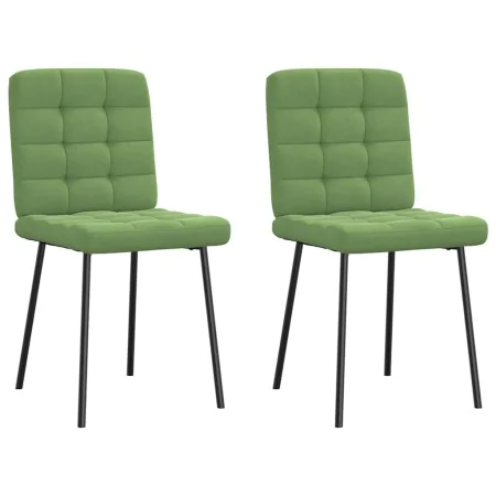 Sillas de comedor 2 unidades terciopelo verde claro by , dining chairs - Ref: Foro24-4101083, Price: 89,20 €, Discount: %