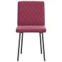 Sillas de comedor 4 unidades terciopelo rojo tinto von , Essstühle - Ref: Foro24-3315208, Preis: 165,12 €, Rabatt: %