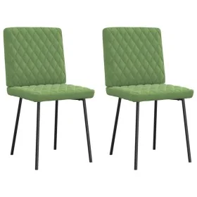 Sillas de comedor 2 unidades terciopelo verde claro von , Essstühle - Ref: Foro24-4101106, Preis: 85,43 €, Rabatt: %
