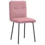 Sillas de comedor 6 unidades terciopelo rosa de , Sillas de comedor - Ref: Foro24-3315683, Precio: 253,66 €, Descuento: %
