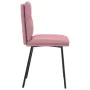 Sillas de comedor 6 unidades terciopelo rosa de , Sillas de comedor - Ref: Foro24-3315683, Precio: 253,66 €, Descuento: %