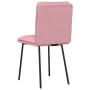 Sillas de comedor 6 unidades terciopelo rosa de , Sillas de comedor - Ref: Foro24-3315683, Precio: 253,66 €, Descuento: %