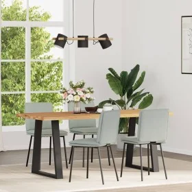 Sillas de comedor 4 unidades terciopelo gris claro von , Essstühle - Ref: Foro24-3315344, Preis: 176,89 €, Rabatt: %