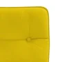Sillas de comedor 4 unidades terciopelo amarillo de , Sillas de comedor - Ref: Foro24-3315416, Precio: 169,88 €, Descuento: %