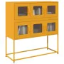 Aparador de acero laminado en frío amarillo 100,5x39x107 cm von , Sideboards - Ref: Foro24-853425, Preis: 137,11 €, Rabatt: %