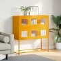 Aparador de acero laminado en frío amarillo 100,5x39x107 cm von , Sideboards - Ref: Foro24-853425, Preis: 137,11 €, Rabatt: %