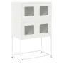 Aparador de acero blanco 68x39x107 cm by , Sideboards - Ref: Foro24-853349, Price: 100,58 €, Discount: %