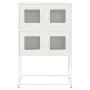 Aparador de acero blanco 68x39x107 cm by , Sideboards - Ref: Foro24-853349, Price: 100,58 €, Discount: %