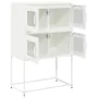Aparador de acero blanco 68x39x107 cm by , Sideboards - Ref: Foro24-853349, Price: 100,58 €, Discount: %