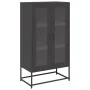 Aparador de acero negro 68x39x123 cm by , Sideboards - Ref: Foro24-853356, Price: 135,85 €, Discount: %