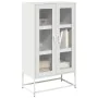 Aparador de acero blanco 68x39x123 cm by , Sideboards - Ref: Foro24-853361, Price: 173,43 €, Discount: %
