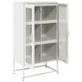 Aparador de acero blanco 68x39x123 cm by , Sideboards - Ref: Foro24-853361, Price: 173,43 €, Discount: %