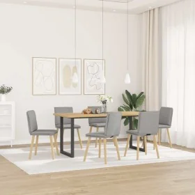 Sillas de comedor 6 uds tela gris nube von , Essstühle - Ref: Foro24-3315634, Preis: 314,58 €, Rabatt: %