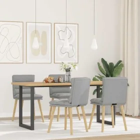 Sillas de comedor 4 uds tela gris nube von , Essstühle - Ref: Foro24-3315402, Preis: 215,20 €, Rabatt: %