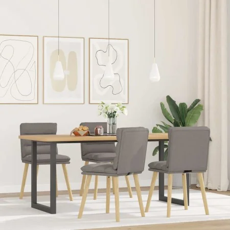 Sillas de comedor 4 unidades tela taupe de , Sillas de comedor - Ref: Foro24-3315399, Precio: 215,72 €, Descuento: %