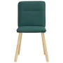 Sillas de comedor 4 unidades tela verde oscuro by , dining chairs - Ref: Foro24-3315325, Price: 200,61 €, Discount: %