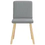 Sillas de comedor 4 unidades tela gris claro by , dining chairs - Ref: Foro24-3315297, Price: 195,92 €, Discount: %