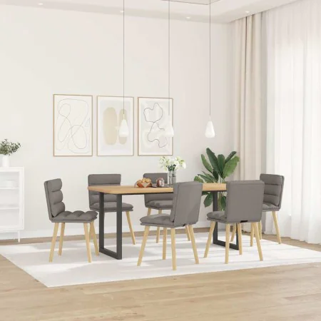 Sillas de comedor 6 unidades de tela gris taupe by , dining chairs - Ref: Foro24-3315669, Price: 323,07 €, Discount: %