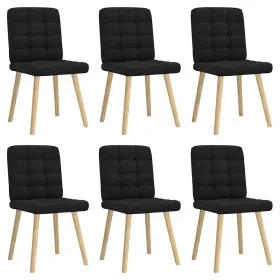 Sillas de comedor giratorias 6 unidades tela negras von , Essstühle - Ref: Foro24-3315463, Preis: 302,74 €, Rabatt: %