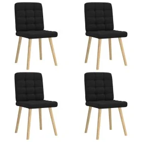 Sillas de comedor 4 unidades tela negras von , Essstühle - Ref: Foro24-3315193, Preis: 202,64 €, Rabatt: %