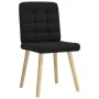 Sillas de comedor 4 unidades tela negras de , Sillas de comedor - Ref: Foro24-3315193, Precio: 202,99 €, Descuento: %