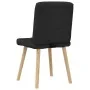 Sillas de comedor 4 unidades tela negras de , Sillas de comedor - Ref: Foro24-3315193, Precio: 202,99 €, Descuento: %