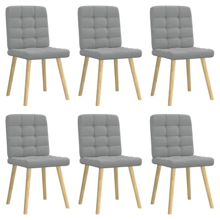 Sillas de comedor 6 unidades de tela gris claro von , Essstühle - Ref: Foro24-3315461, Preis: 302,21 €, Rabatt: %